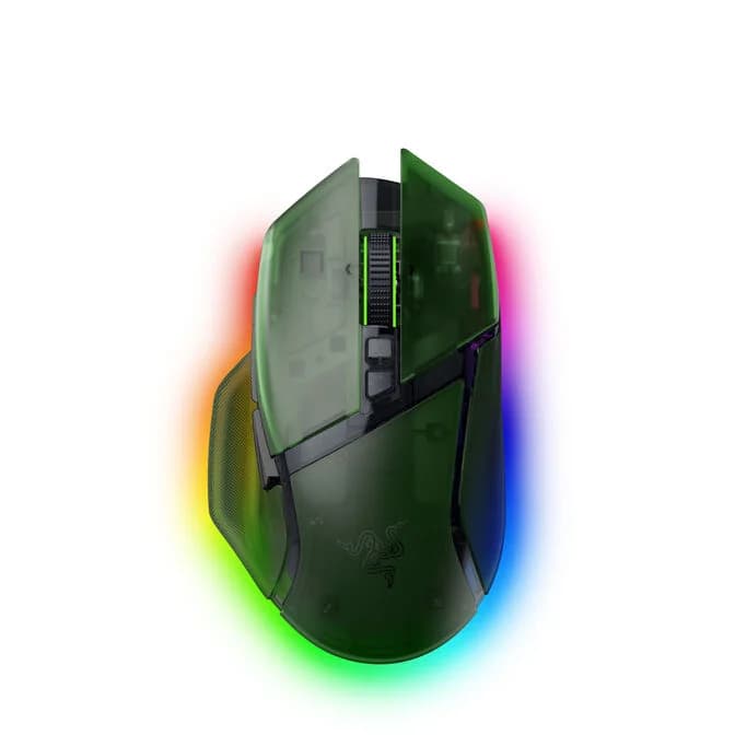 Razer Basilisk V3 Pro 35K Wireless Optical RGB Gaming Mouse - Phantom Green Ed