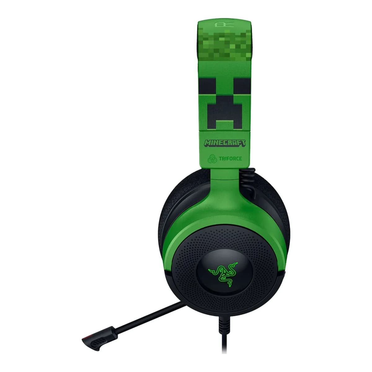 Razer Kraken V4 X Wired Gaming Headset Minecraft Edition - Green