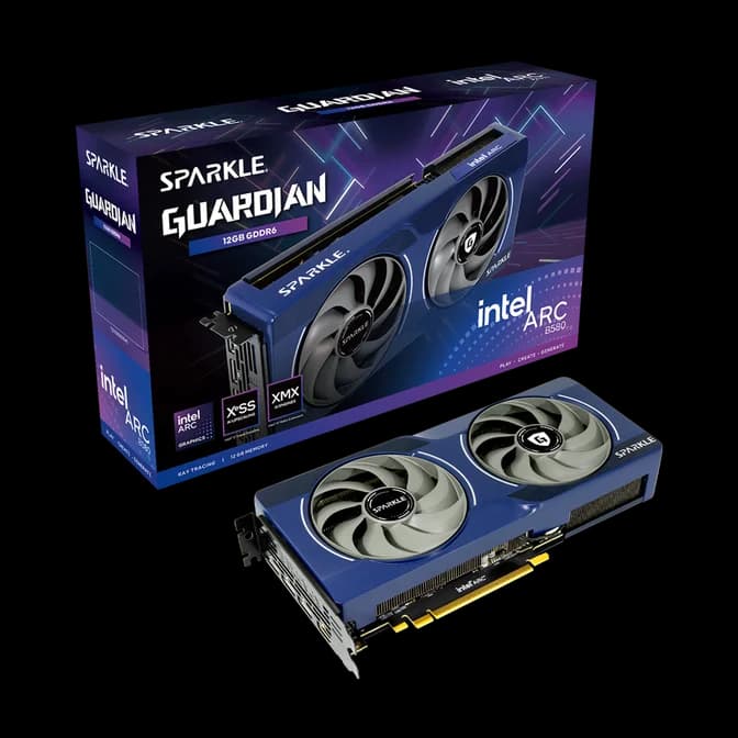 Sparkle Intel ARC B580 GUARDIAN 12GB GDDR6 Graphics Card