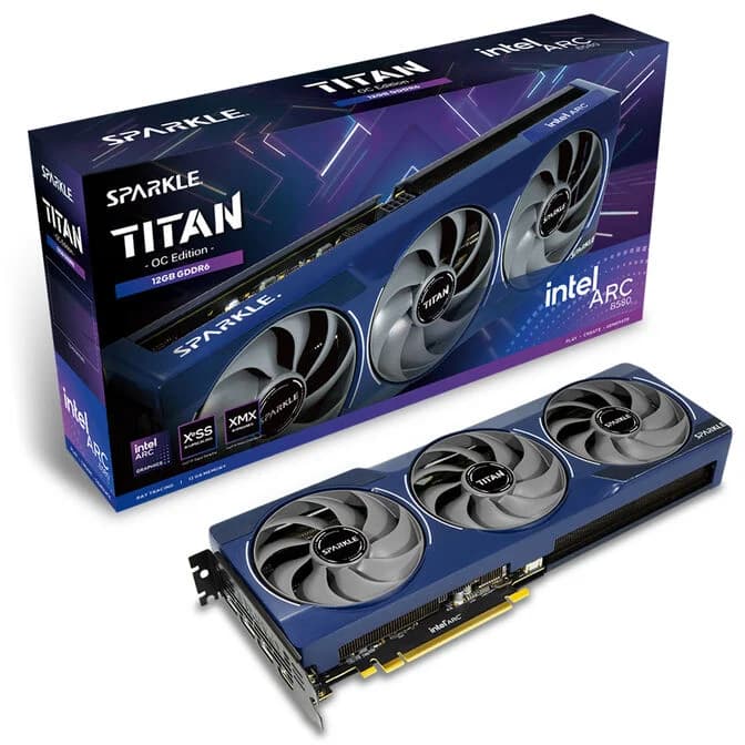 Sparkle Intel ARC B580 TITAN OC 12GB GDDR6 Graphics Card
