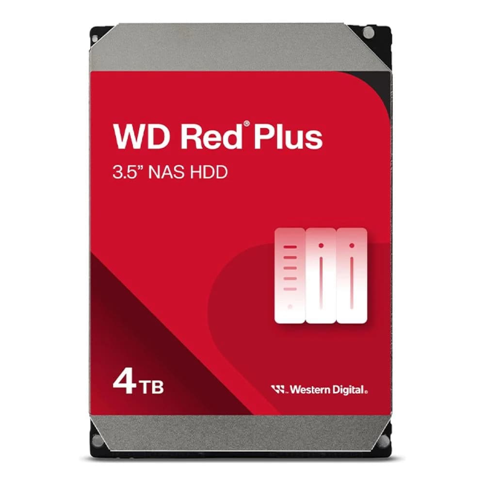 Western Digital Red Plus 4TB 3.5" SATA 6GB/s 5400 RPM Internal Hard Drive