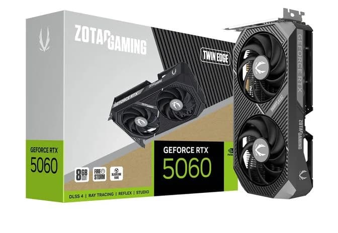 Zotac GeForce RTX 5060 Twin Edge 8GB GDDR7 PCI-Express Graphics Card