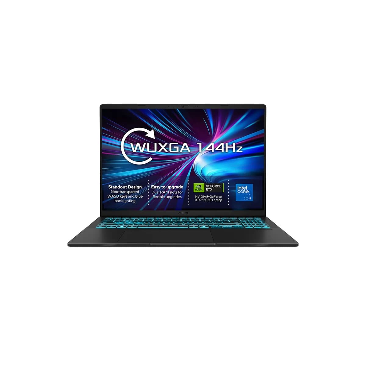 ASUS V16 Intel Core 5 16GB RAM 512GB SSD GeForce RTX 5050 144Hz 16 Inch Windows 11 Gaming Laptop