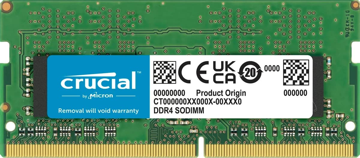 Crucial 32GB DDR4-3200 SODIMM CT32G4SFD832A