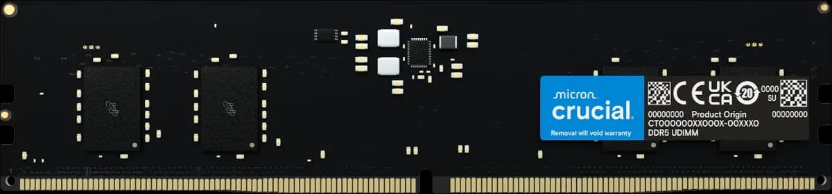 Crucial 32GB DDR5-4800 UDIMM CT32G48C40U5