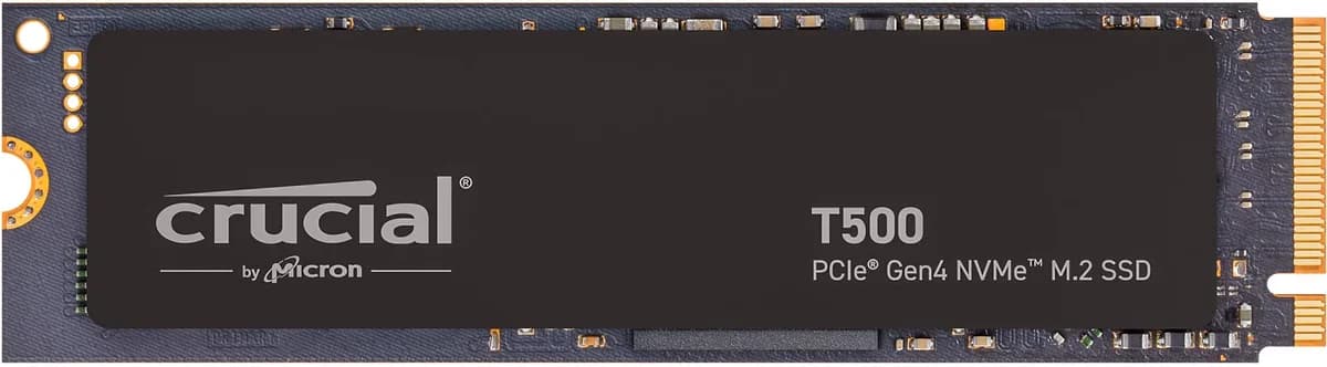 Crucial T500 500GB PCIe Gen4 NVMe M.2 SSD CT500T500SSD8