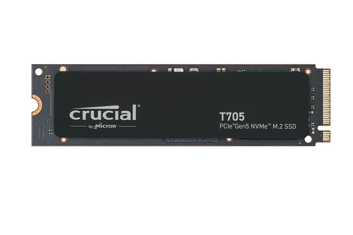 Crucial T705 4TB PCIe Gen5 NVMe M.2 SSD CT4000T705SSD3